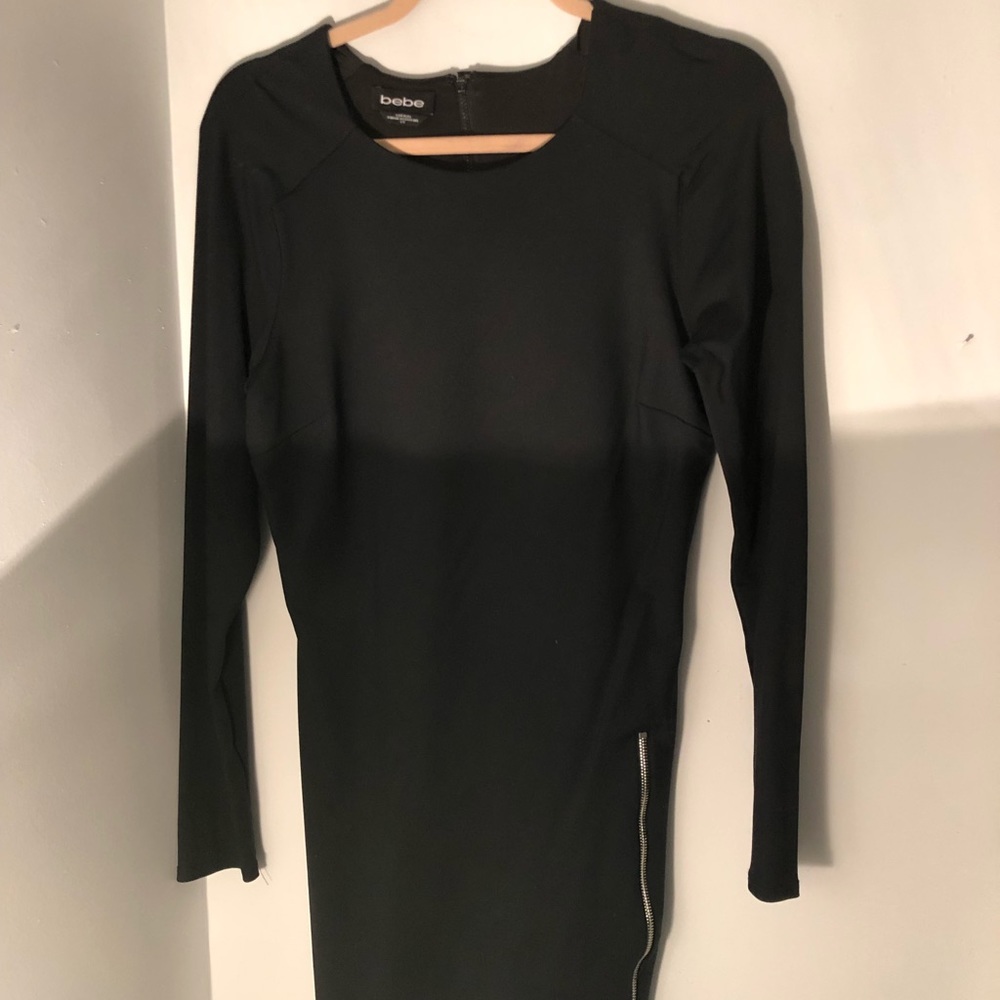 Black fitted dress